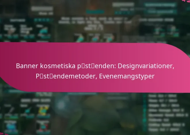Banner kosmetiska påståenden: Designvariationer, Påståendemetoder, Evenemangstyper