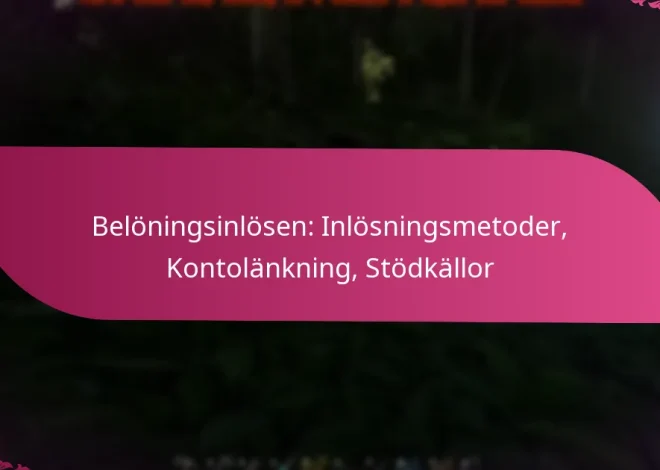 Belöningsinlösen: Inlösningsmetoder, Kontolänkning, Stödkällor