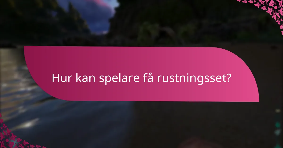 Vilka estetiska stilar finns tillgängliga för rustningsset?