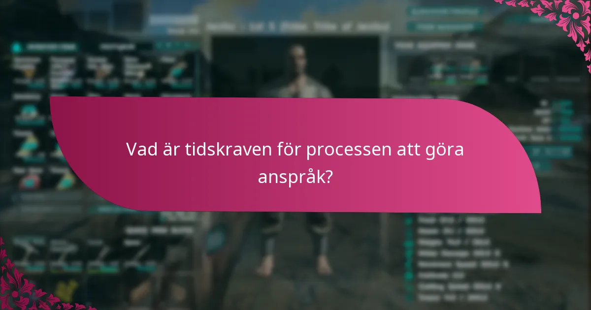Vilka felsökningssteg kan jag ta under processen för att göra anspråk?