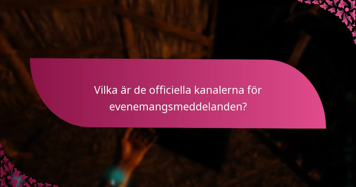 Vilka är stegen för att delta i annonserade evenemang?